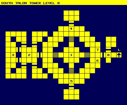 Map - South Talon Tower Level 8